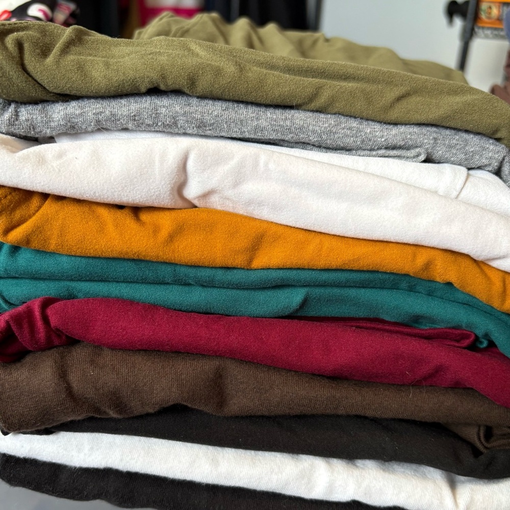 Lg Bundle Leggings - Solid, Patterned, Holiday Pr… - image 3